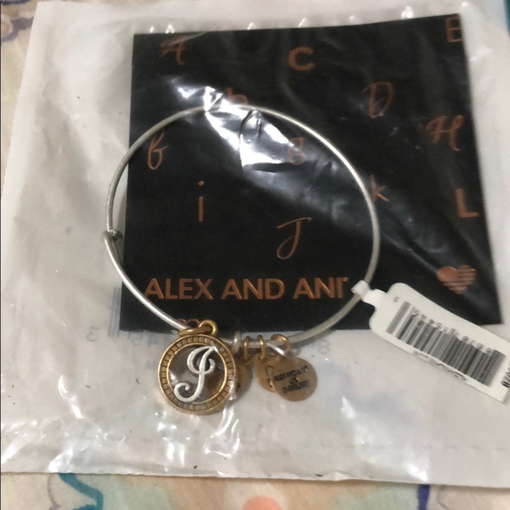 Alex and Ani J bracelet